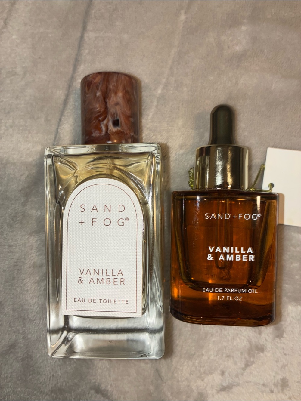 Sand and Fog Vanilla & Amber Fragrance Set